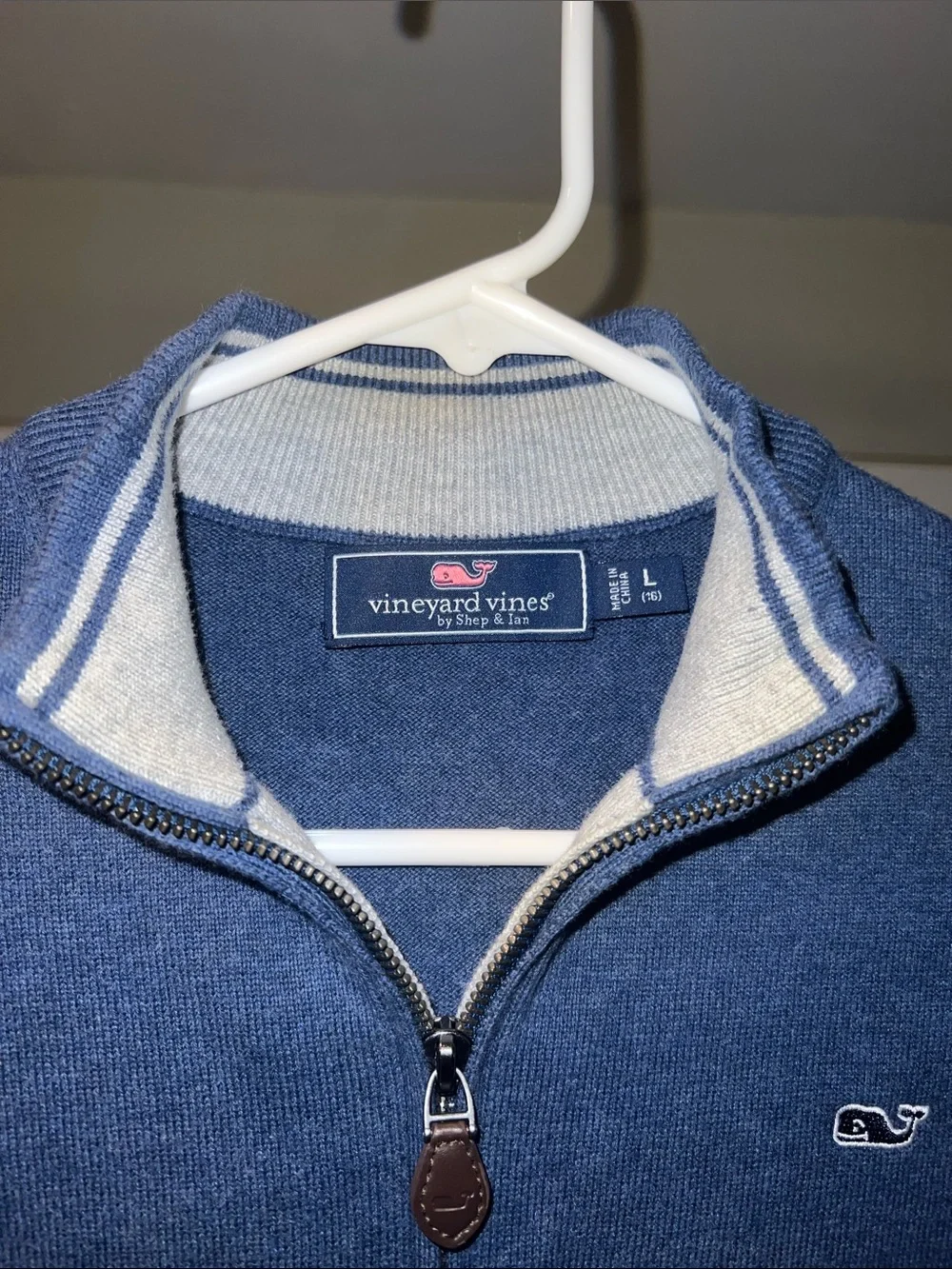 Vineyard Vines Boys Navy Half-Zip Pullover